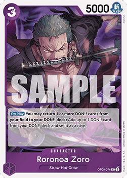 Roronoa Zoro (OP09-076)